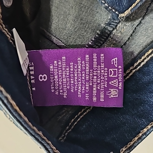 YMI Wannabettafit Girls Jeans Size 8 - Picture 6 of 7